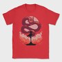 Samurai And Dragon Creature Pixel, Tricou Barbati (Unisex)