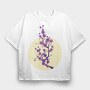 Sakura Cherry Blossom 001, Tricou Oversize Barbati (Unisex)