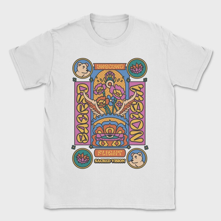 Sacred Vision Maximalism, Tricou Barbati (Unisex)