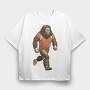 Running Bigfoot Runner, Tricou Oversize Barbati (Unisex)