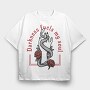 Darkness Fuels My Soul, Tricou Oversize Barbati (Unisex)
