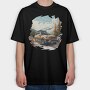 Winter Suv Car, Tricou Oversize Barbati (Unisex)