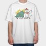 Guilty Christmas Cat, Tricou Oversize Barbati (Unisex)