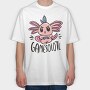 Gamer Axolotl Gamesolotl, Tricou Oversize Barbati (Unisex)