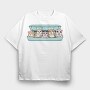 Guinea Pig Pill Organizer, Tricou Oversize Barbati (Unisex)
