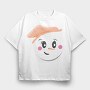 Snow Man Face 5, Tricou Oversize Barbati (Unisex)