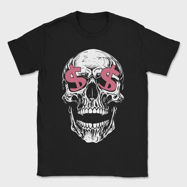 Skull Money, Tricou Barbati (Unisex)