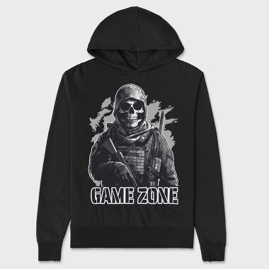 Skull Soldier Game, Hanorac Oversize Barbati (Unisex)