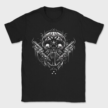 Skull Tattoo Machine, Tricou Barbati (Unisex)