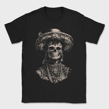 Skull Traditional, Tricou Barbati (Unisex)