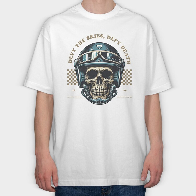 Defy the Skies, Tricou Oversize Barbati (Unisex)