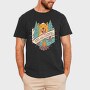 I Love Dogs and Campfire, Tricou Barbati (Unisex)