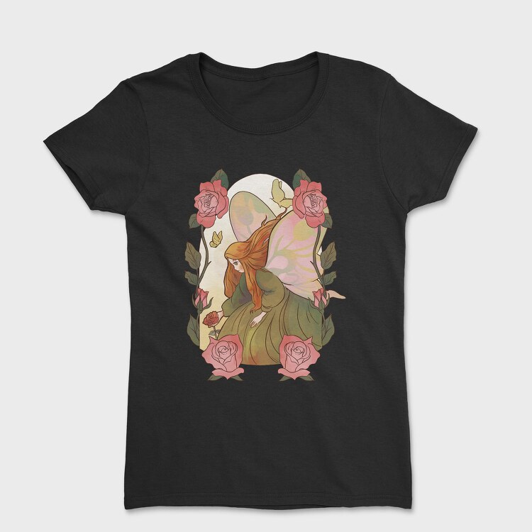 Rose Fairy Character Fairy Tale, Tricou Femei