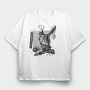 Prayer Skeleton, Tricou Oversize Barbati (Unisex)