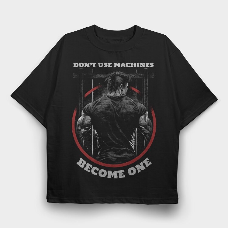 Machine Exercise, Tricou Oversize Barbati (Unisex)