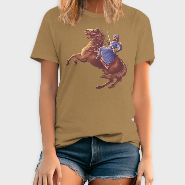 King and Horse Painting, Tricou Barbati (Unisex)