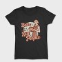 Retro Woman Baking Bake Kill Funny, Tricou Femei