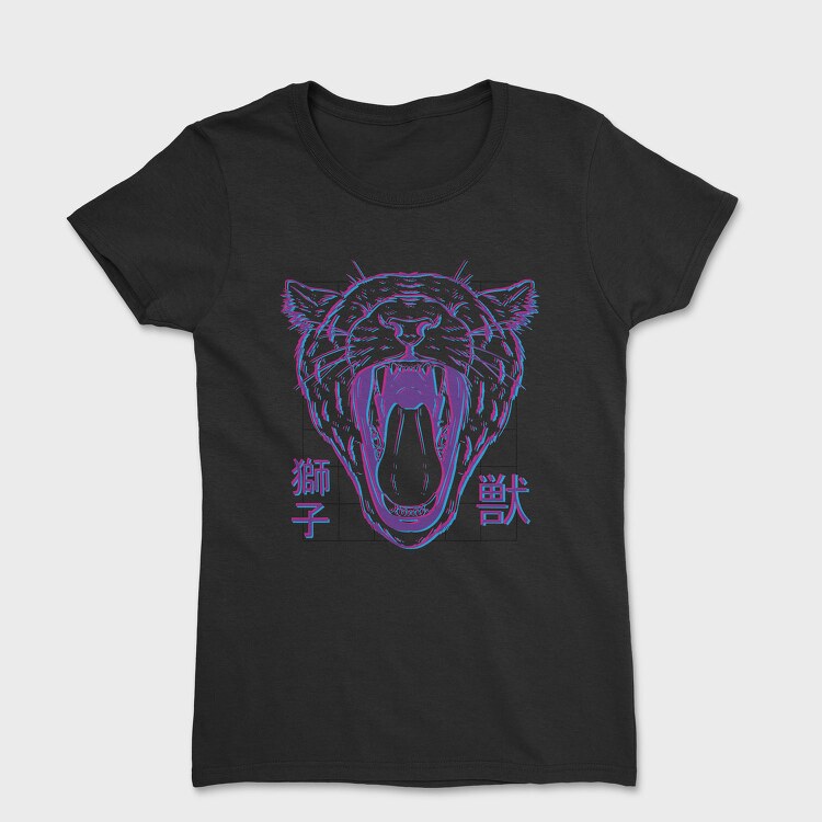 Roaring Lioness Blurred, Tricou Femei