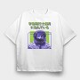 Space Cat, Tricou Oversize Barbati (Unisex)