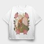 Rose Fairy Character Fairy Tale, Tricou Oversize Barbati (Unisex)