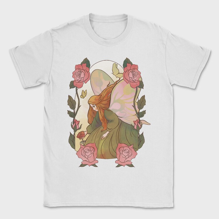 Rose Fairy Character Fairy Tale, Tricou Barbati (Unisex)