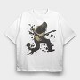 Rockstar Guitarist, Tricou Oversize Barbati (Unisex)