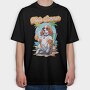 Dog Beach Hello Summer, Tricou Oversize Barbati (Unisex)