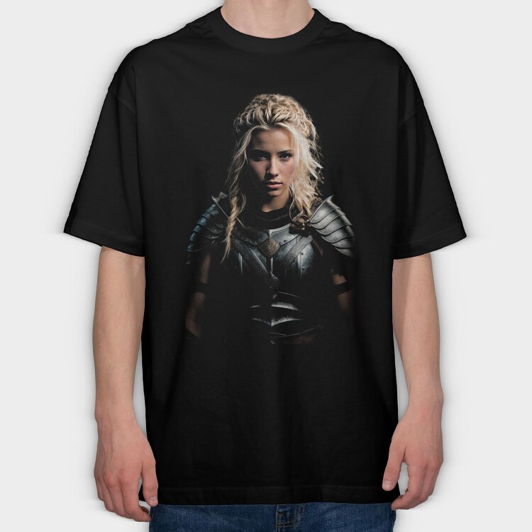 Woman Warrior, Tricou Oversize Barbati (Unisex)