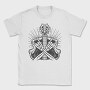 Rock And Roll Skeleton And Guitar, Tricou Barbati (Unisex)