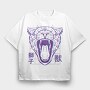 Roaring Lioness Blurred, Tricou Oversize Barbati (Unisex)