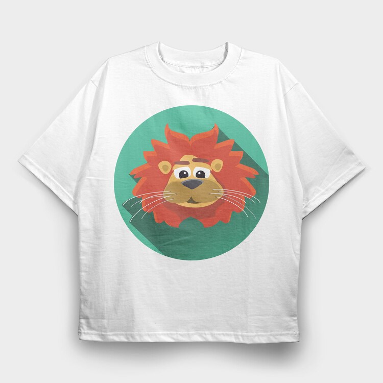 Roaring Lion Mane, Tricou Oversize Barbati (Unisex)