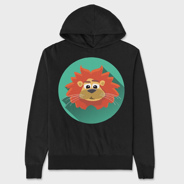 Roaring Lion Mane, Hanorac Oversize Barbati (Unisex)