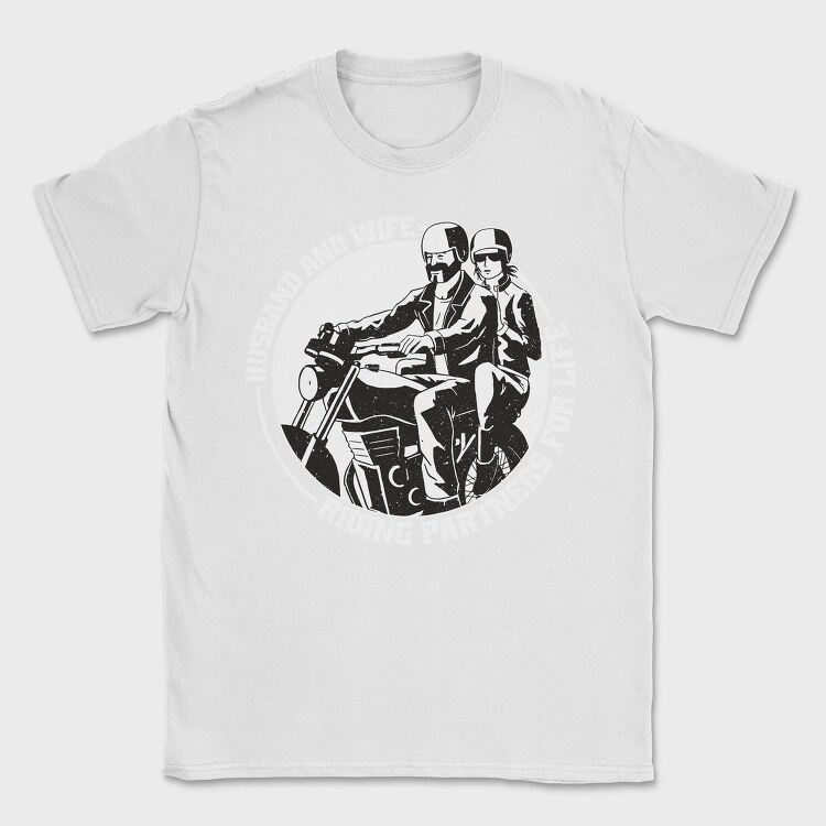 Riders Couple Love Quote, Tricou Barbati (Unisex)