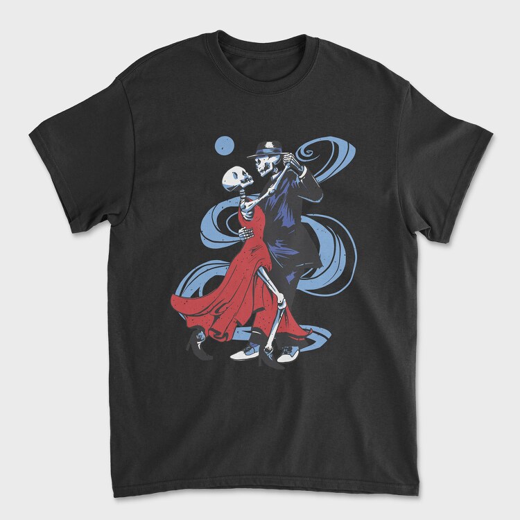 Dancing Skeletons, Tricou Barbati (Unisex)