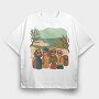 Women Travel, Tricou Oversize Barbati (Unisex)