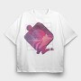 Retrowave Landscape, Tricou Oversize Barbati (Unisex)