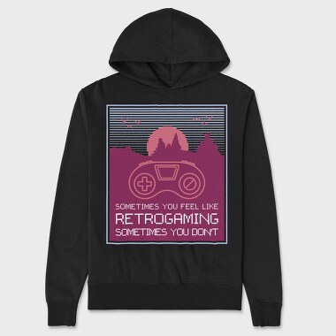 Retrogaming, Hanorac Oversize Barbati (Unisex)
