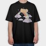 Hamster Rainbow, Tricou Oversize Barbati (Unisex)