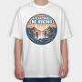 Retro Hiking Be Hiking Adventure, Tricou Oversize Barbati (Unisex)