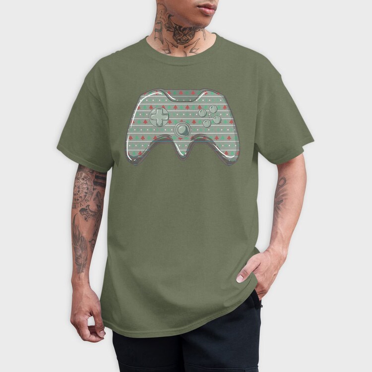 Controller Christmas, Tricou Barbati (Unisex)