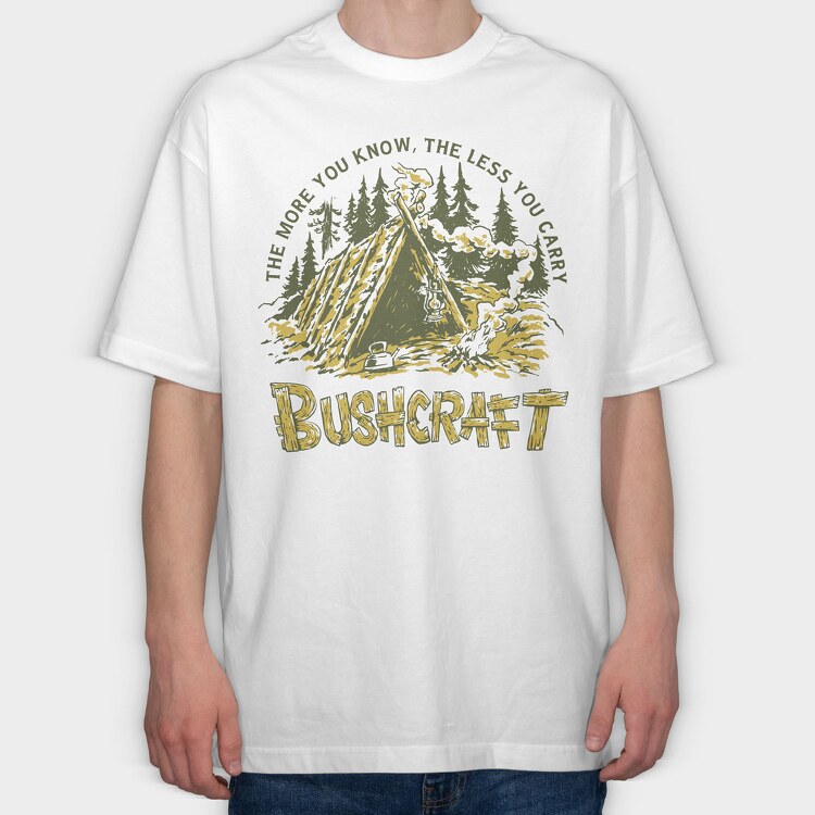 The More You Know the Less You Carry, Tricou Oversize Barbati (Unisex)