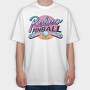 Retro Pinball, Tricou Oversize Barbati (Unisex)