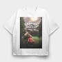 Yoga Camping, Tricou Oversize Barbati (Unisex)