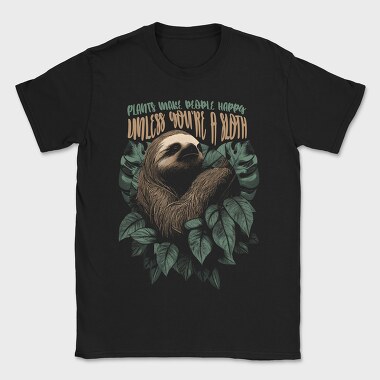 Sloth Plants, Tricou Barbati (Unisex)