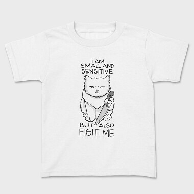 Small and Sensitive Cat, Tricou Copii