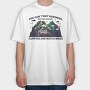 You Cant Buy Hapiness Camping and Watch Birds, Tricou Oversize Barbati (Unisex)