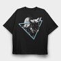 Dogs & Moon, Tricou Oversize Barbati (Unisex)