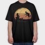 Mermaid Is Fishing, Tricou Oversize Barbati (Unisex)