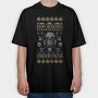 Metal Detector Uglysweater Christmas, Tricou Oversize Barbati (Unisex)