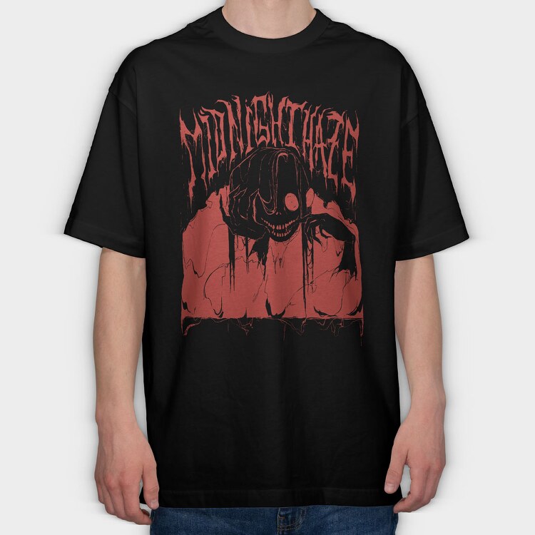 Midnighthaze, Tricou Oversize Barbati (Unisex)